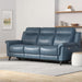 Kester Power Reclining Sofa W/Power Head Rests, Masen Bluegray