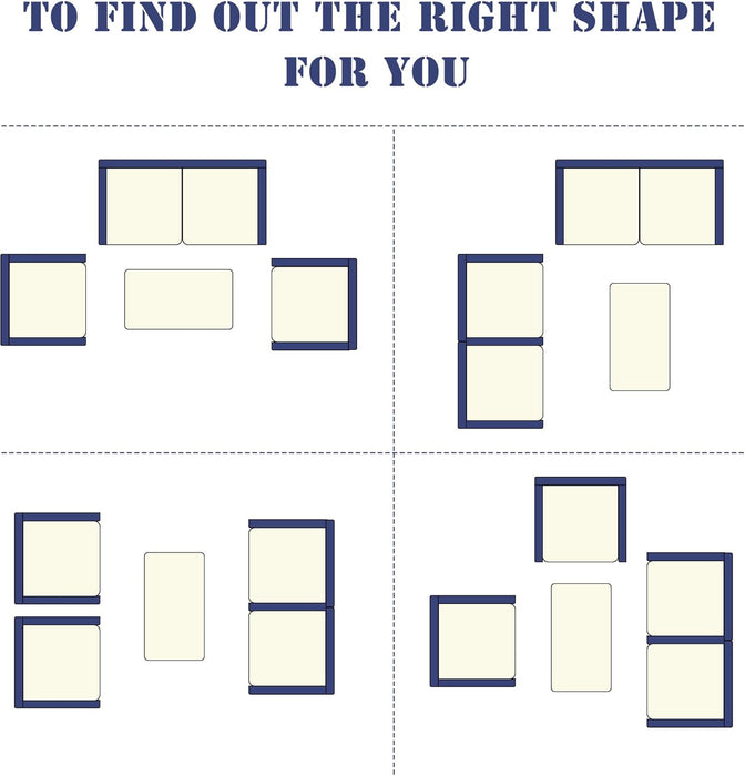 4 Piece Outdoor Patio Furniture Sets, Wicker Conversation Set for Porch Deck, Gray Rattan Sofa Chair with Cushion