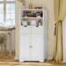 Bolten 49.4In Accent Rattan Cabinet,Storage Cabinet, Bathroom Storage Cabinet with 2 Drawer