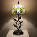 Tiffany Style Stained Glass Table Lamp Pink Tulip 18 Inch