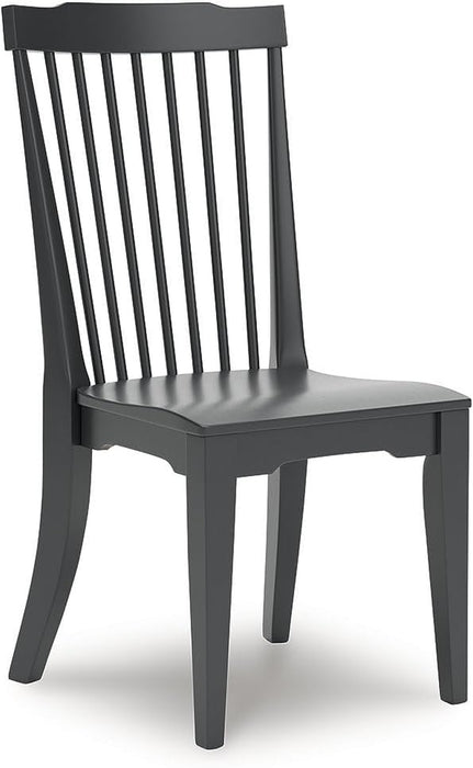 Mendinfort Dining Room Side Chair, Set of 2, Black