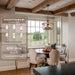 15.7 Inches Farmhouse Chandelier Five Light Dining