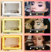 Lighted Makeup Mirror, 17.3"X13" Hollywood Vanity Mirror with Led Lights, Three Color Lighting Modes, and 5X Magnification Mirror, Smart Touch Control, 360°Rotation (White, Gift Box)