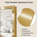 Gold Mirrors for Wall, 30X55 Inch Bathroom Mirror, Rectangular Wall Mirror for Living Room Bedroom Bathroom, Hangs Horizontally or Vertically