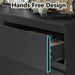 Modern 6 Large Storage Drawers Dresser for Clothes Organizer, Black Modern Chest of Drawers for Closet, 42.5" Long Drawer Organizer Cabinet for Bedroom, Living Room, Entryway, Hallway