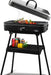 1800W Electric Outdoor Grills with Lid Indoor Smokeless Grill for Balcony with Temperature Control Portable Removable Stand Grill for Cooking, BBQ Party, Family