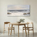 Coastal Seascape Canvas Wall Art, Neutral Blue Grey Ocean Waves Wrapped Canvas Print, Large Horizontal Wall Decor for Living Room above Sofa, Ready to Hang, 48 X 24 Inch