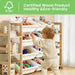 Extra Large Toy Storage Organizer, Dual Bookshelves, 12 Bins
