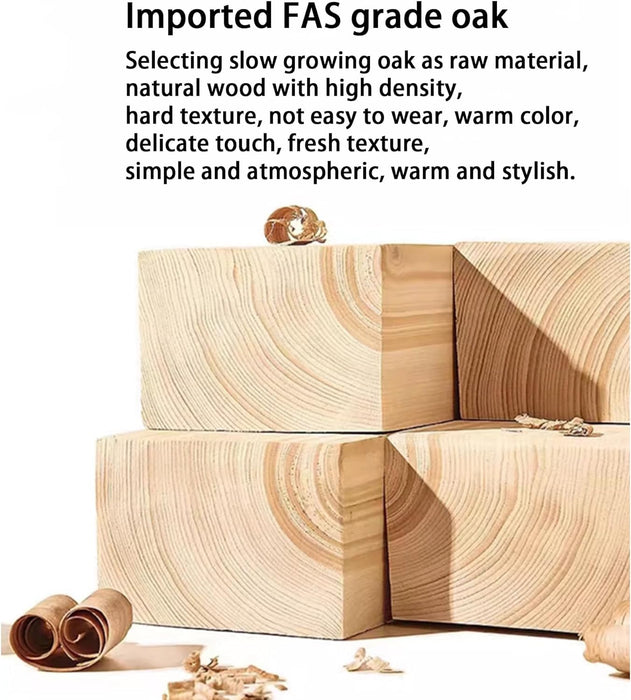 Modern round Coffee Table with Glass Top, 32.68" D X 22.44" W X 15.75" H, Circular Tea Tables for Living Room Home Office Industrial Cocktail Tables (Walunt-Clear Glass/35.43")