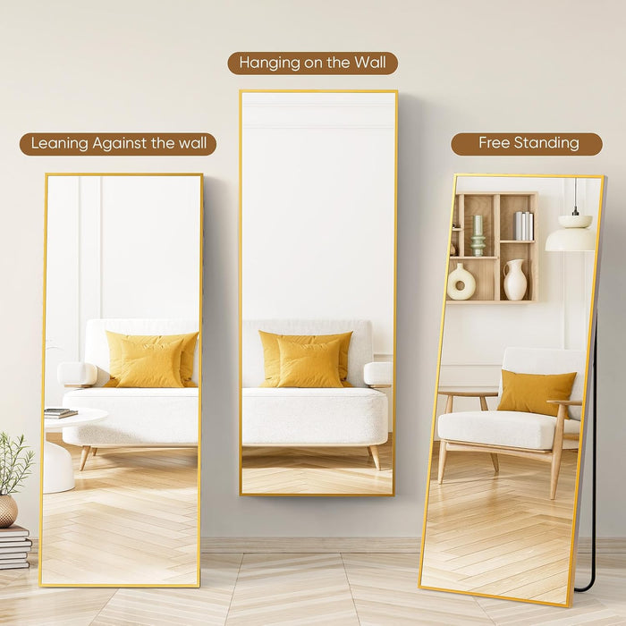 Full Length Floor Mirror, Body Standing Wall Mirror