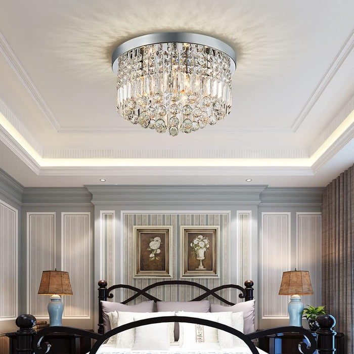 Saint Mossi K9 CrystalRaindropCeilingLight Mount ElevenIn