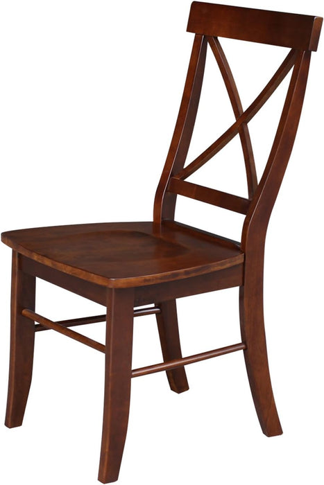 International Concepts X-Back Chair, Espresso