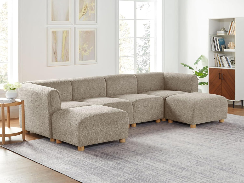 Oversized Modular Sectional Sofa with Chaise