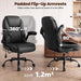 Office Desk Chair, Computer Chair with Inflatable Lumbar Support
