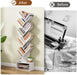 9 Tier Tree Bookshelf, Tall Bookcase with Drawer, Wood Book Shelf, Modern Floor Standing Bookshelves, Book Organizer Shelves for Bedroom, Living Room, Home Office, White