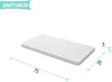 Twin Gel Memory Foam Mattress Medium-Firm, CertiPUR-US Certified