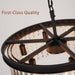 Modern Black Crystal Chandelier, 20" Small Pendant Lighting Fixture | Contemporary Ceiling Lights Fixtures Mini Chandelier 8 Lights for Dining Room Living Room Kitchen Hallway
