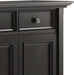 36 Inch Hickory Brown Storage Cabinet With Drawers