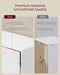 Cloud White Bookshelf With Six Generous Compartments