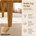 63"-83" Extendable Dining Table for 6-8 People, Natural Oak
