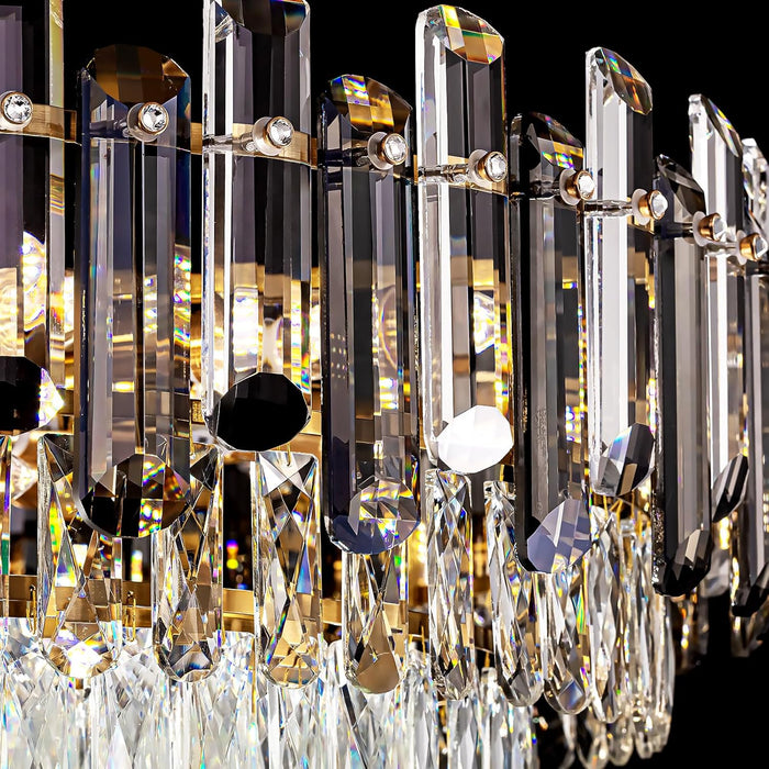 31.5 Inch Handcrafted Baroque Style Crystal Chandelier