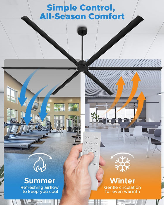 Reversible 120 Inch HVLS Commercial Industrial Fan