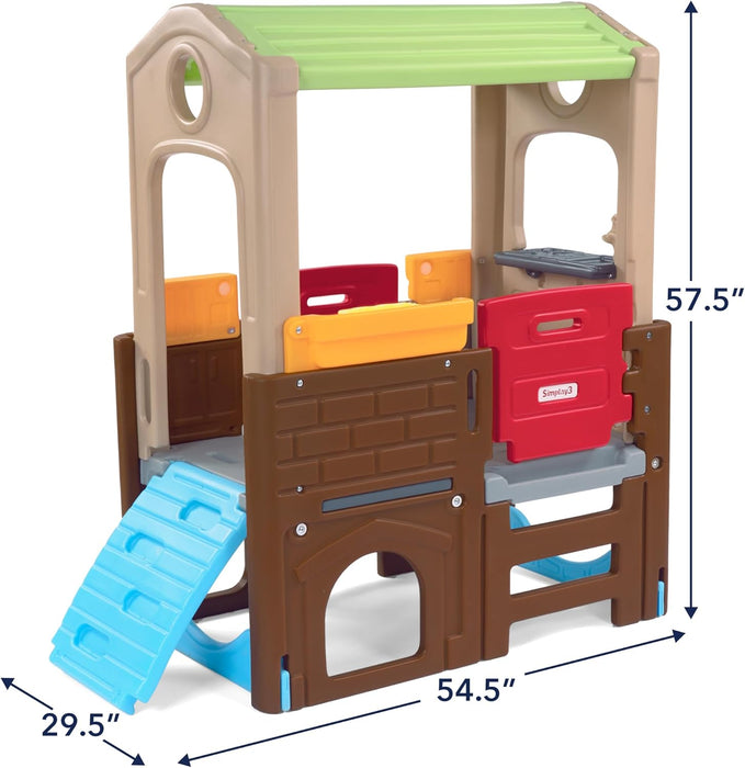 Young Explorers Discovery Playhouse - Indoor or Outdoor Clubhouse and Activity Playset for Toddlers and Kids, Made in USA