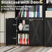 70-Inch Tall Industrial-Grade 6-Shelf Bookcases With Doors