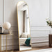 59"X16" Arched Full Length Mirror, Full Body Mirror with Aluminum Alloy Thin Frame, Leaning or Standing, Suitable for Bedroom, Livingroom, Cloakroom, Gold
