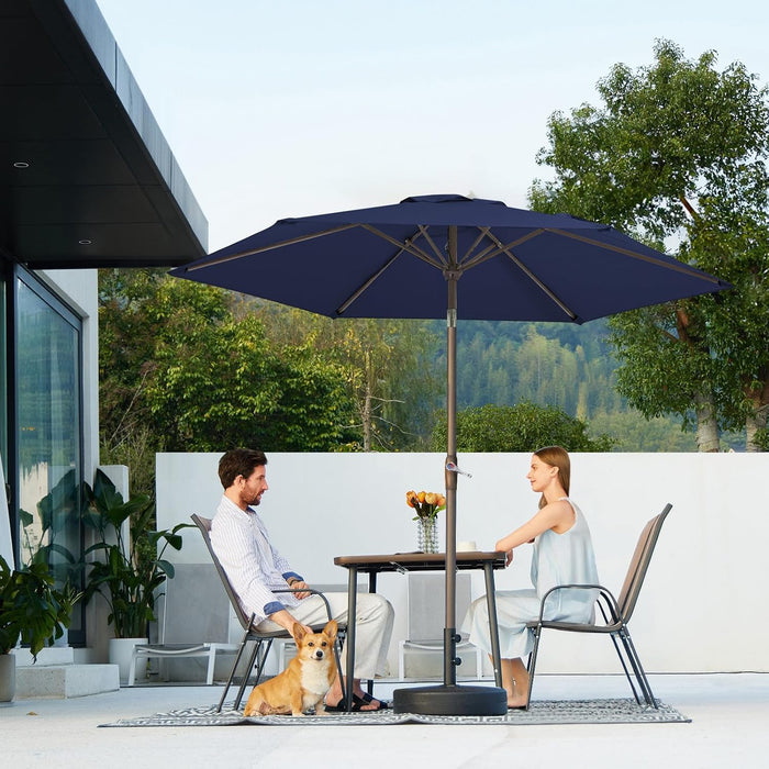7.5 Ft Outdoor Patio Umbrella, Table Umbrella, Navy