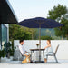 7.5 Ft Outdoor Patio Umbrella, Table Umbrella, Navy