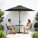 Patio Umbrella 9FT - Outdoor Half Umbrellas for Patio, Backyard, Garden, Deck (Dark Gray)