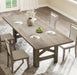 Wood Farmhouse Dining Table for 6-8, Heavy Duty Large Kitchen Table, 70.87" Long Rectangular Dining Room Tables with Strong Legs, Thickness Tabletop, for Big Family, Dinette, Rustic Gray