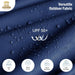 13 Ft Large Patio Umbrella, Double-Sided Twin, Outdoor Market Umbrella with Crank Handle, Powerful UV Protective, Navy Blue
