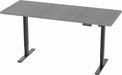 Electric 71 X 30 in Standing Desk, Memory Height Adjustment, 1B Series, Dark Gray Top Black Frame, DESK - KIT - 1B7G - ShipItFurniture