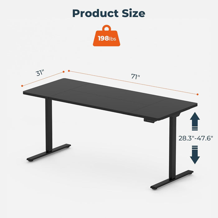 Electric Dual Motor Standing Desk with Adjustable Height - ShipItFurniture