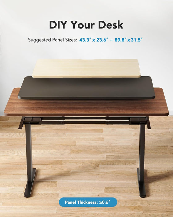 Electric Height Adjustable Desk Frame with Dual Motors - ShipItFurniture