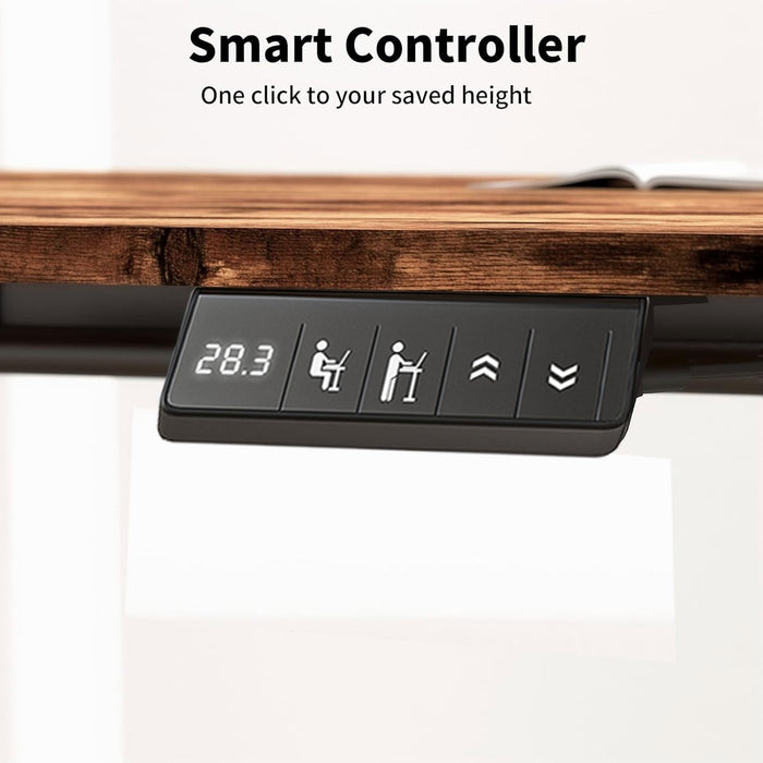 Electric Height Adjustable Standing Desk with Casters - ShipItFurniture