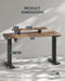 Electric Height Adjustable Standing Desk with Monitor Riser - ShipItFurniture