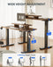 Electric Height Adjustable Standing Desk with Monitor Riser - ShipItFurniture