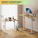 Electric Height Adjustable Standing Desk with Phone Holder - ShipItFurniture