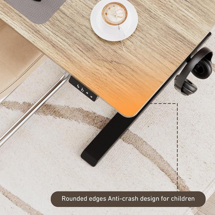 Electric Height Adjustable Standing Desk with Wheels - ShipItFurniture