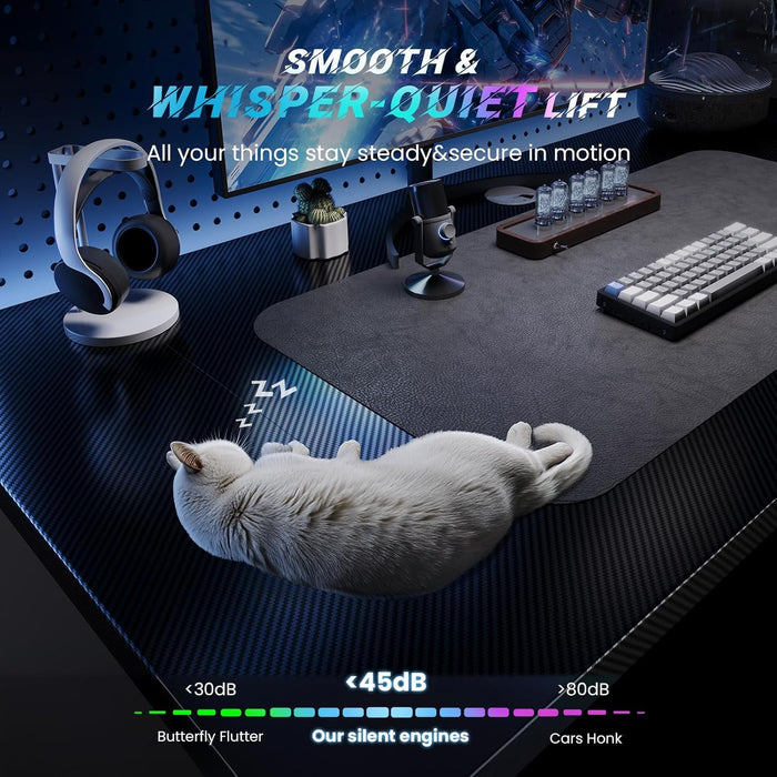 Electric Standing Desk Adjustable - 48 X 24 Inch Sit Stand up Desk with Cable Management - 3 Memory Preset Adjustable Height Table - ShipItFurniture