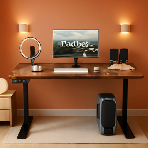 Electric Standing Desk Dual Motors Height Adjustable Curved Design - ShipItFurniture