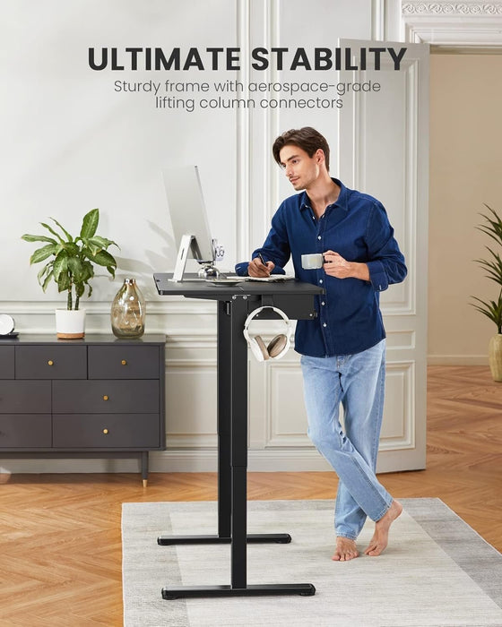 Electric Standing Desk with Adjustable Height and Tray - ShipItFurniture