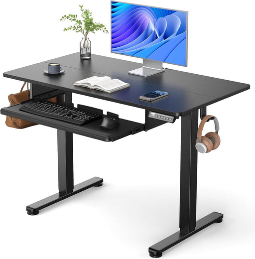 Electric Standing Desk with Adjustable Height and Tray - ShipItFurniture