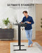 Electric Standing Desk with Adjustable Height Keyboard Tray - ShipItFurniture
