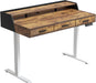 Electric Standing Desk With Drawers Adjustable Height Feature - ShipItFurniture