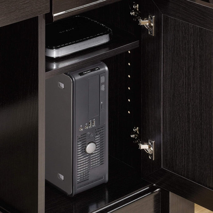 Elegant L - Shaped Desk with Spacious Surface in Wind Oak - ShipItFurniture