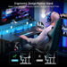Ergonomic 63 Inch Gaming Desk With LED Lights - ShipItFurniture